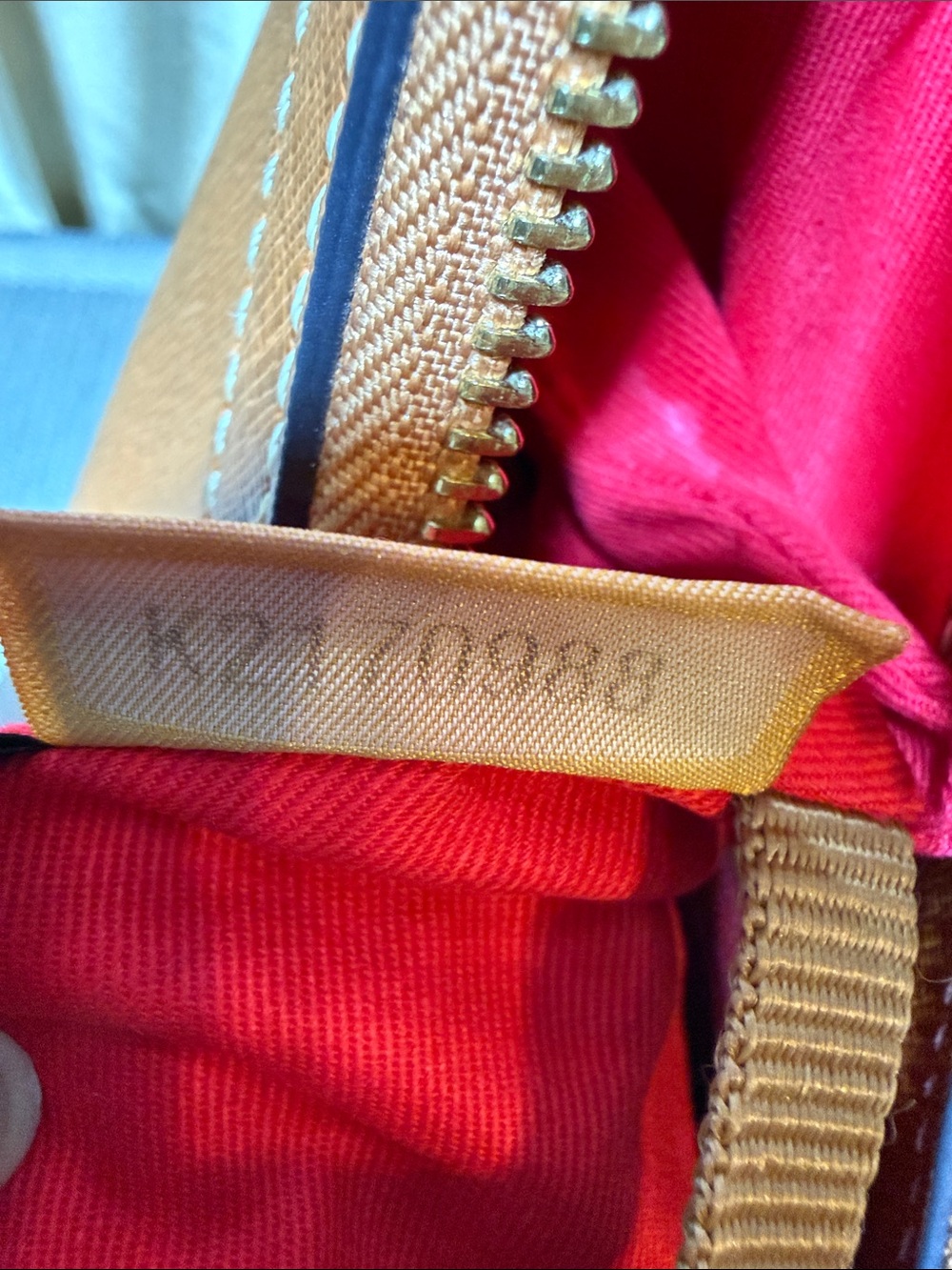 Dooney & Bourke Saffiano Leather Hobo Shoulder Bag - Cognac / Caramel (EUC) - Picture 9 of 14